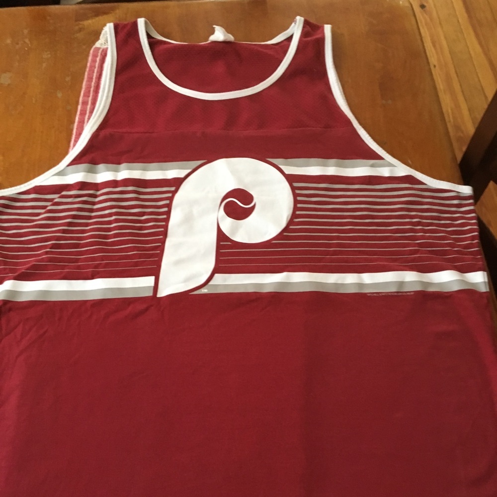 XXL Mens Phillies Tank Mitchell & Ness